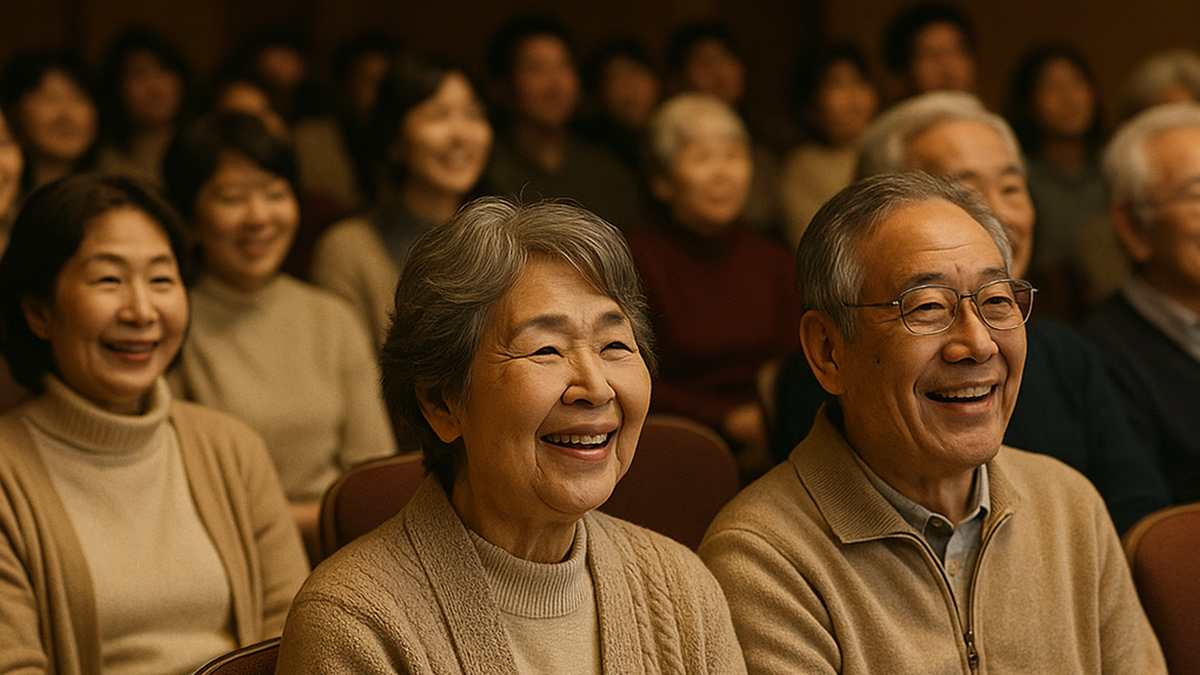 高齢者向け上映会でぬくもりの時間を提供