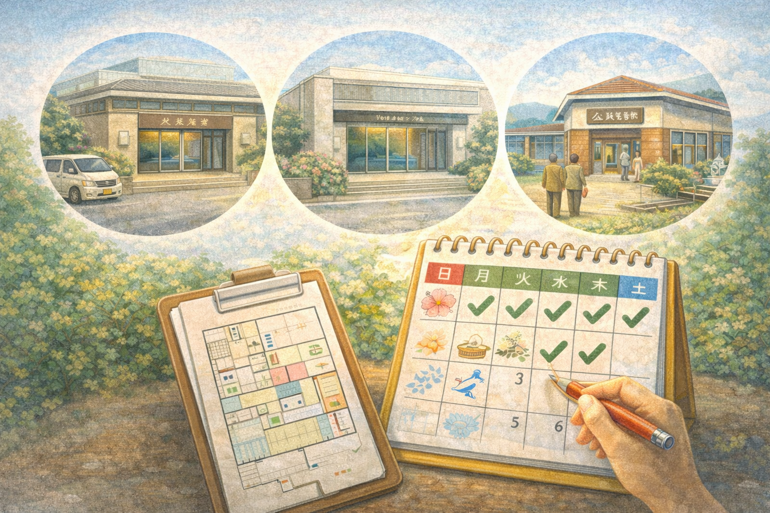 C.「どこで」上映するかを決める